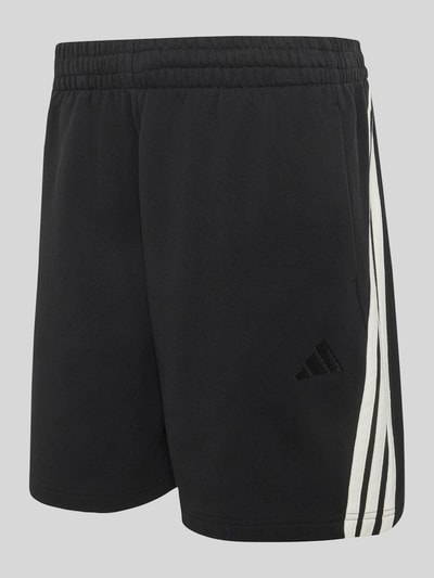adidas Sportswear Relaxed Fit Sweatshorts aus reiner Baumwolle Black 2