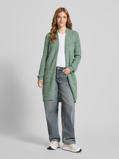 Only Kardigan o kroju regular fit model ‘JADE’ Trzcinowy melanż 1