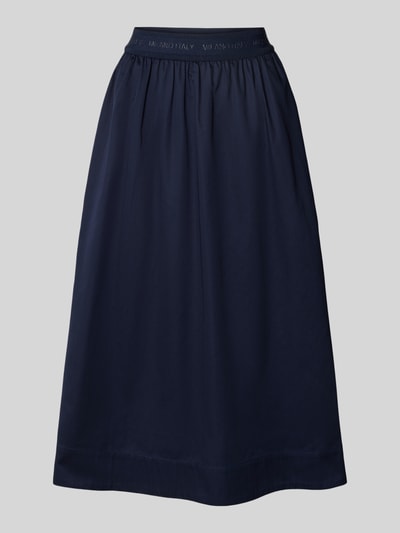 Milano Italy Midirock mit Eingrifftaschen Marine 2