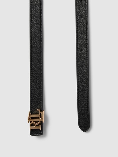 Lauren Ralph Lauren Gürtel mit Label-Details Modell 'DRESS' Schwarz 3