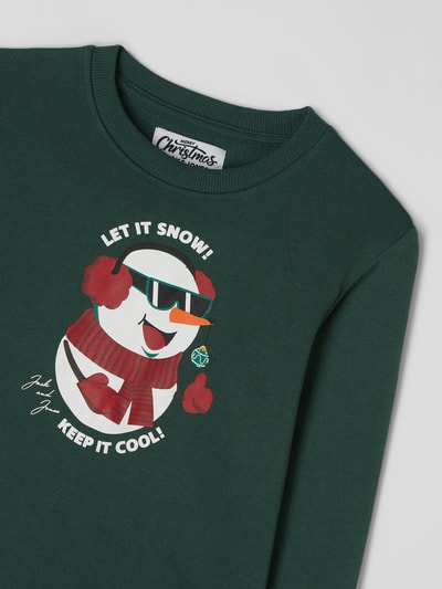 Jack & Jones Sweatshirt mit Print Modell 'Jortoon'  Grün 2