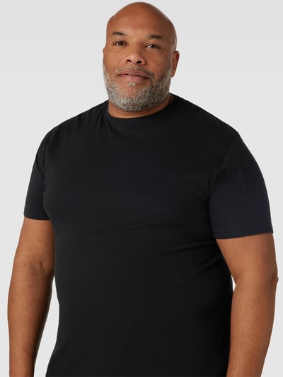 Ceceba Plus PLUS SIZE T-Shirt mit Rundhalsausschnitt Modell 'MAVERICK' Black 3