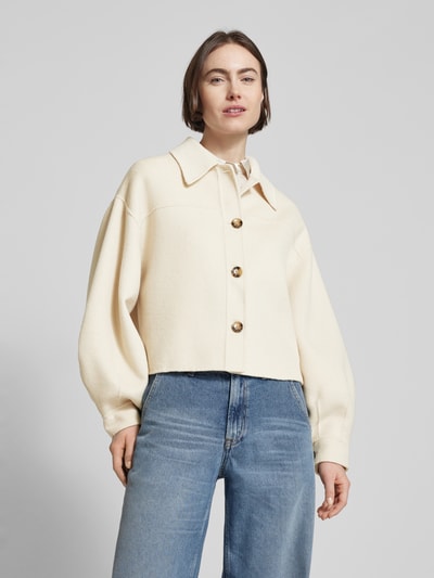 Stefanel Jacke mit Umlegekragen Beige 4