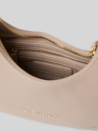 VALENTINO BAGS Handtas met labelopschrift, model 'ZERO RE' Beige - 4