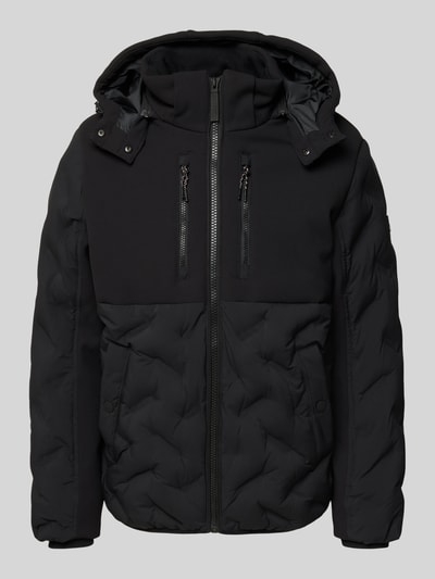 Tom Tailor Regular Fit Jacke mit abnehmbarer Kapuze Black 2