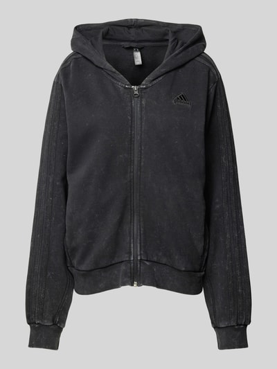 ADIDAS SPORTSWEAR Sweatjacke im Used-Look Black 2