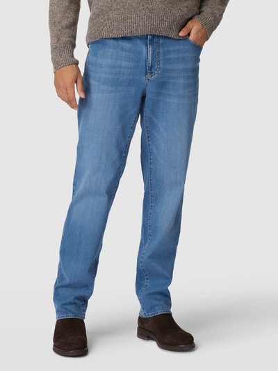 Brax Straight Fit Jeans mit Stretch-Anteil Modell 'Cadiz' Jeansblau 4