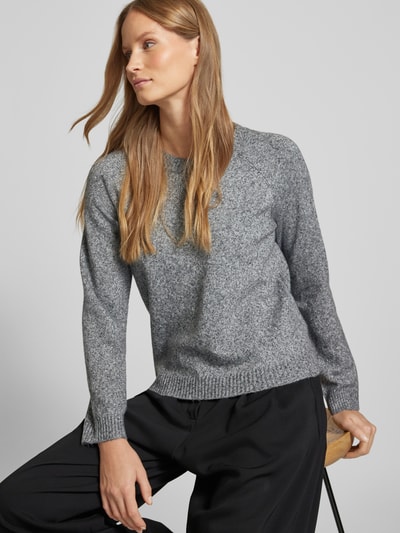 Vero Moda Weicher Pullover mit Glitzerfaden Modell 'DOFFYSHINE' Anthrazit 3