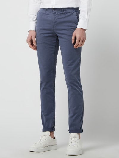 Tommy Hilfiger Slim fit chino met stretch, model 'Bleecker' Jeansblauw - 4