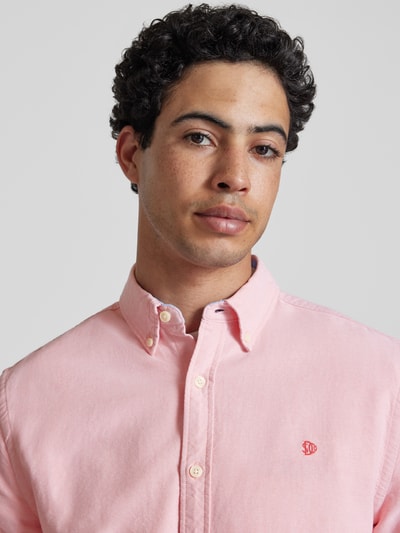 Superdry Koszula casualowa o kroju regular fit z wyhaftowanym logo Jasnoróżowy 3