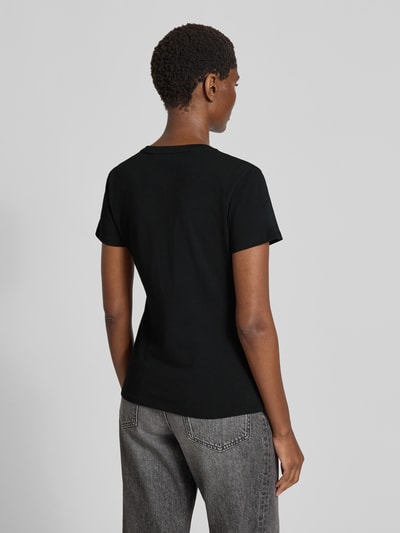 LIU JO SPORT T-shirt met strass-steentjes Zwart - 5