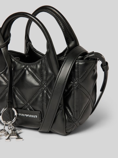 Emporio Armani Handtasche mit Steppnähten Modell 'DURINI' Black 3