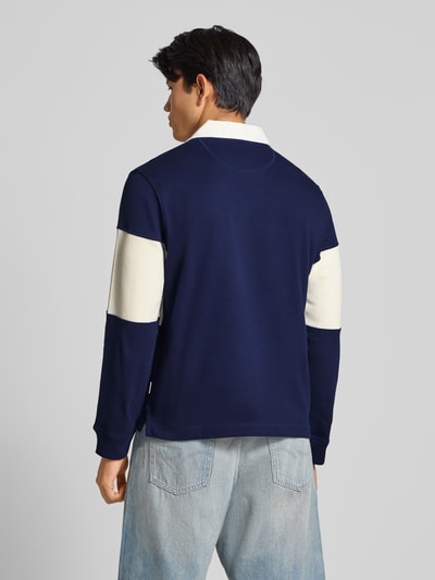 Jack & Jones Sweatshirt met kentkraag, model 'NORREBRO' Donkerblauw - 5