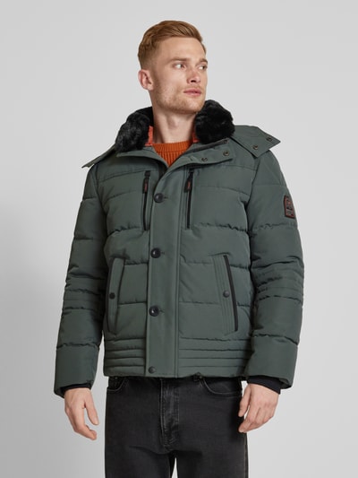 MCNEAL Steppjacke mit Kapuze Oliv 4