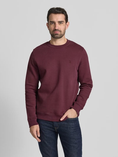 Armedangels Regular Fit Sweatshirt aus reiner Bio-Baumwolle Modell 'BAARO FLEECE' Bordeaux 4