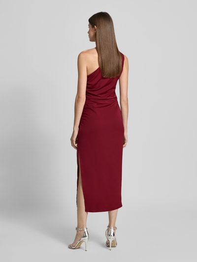 Jake*s Cocktail Cocktailkleid mit One-Shoulder-Träger Bordeaux 5