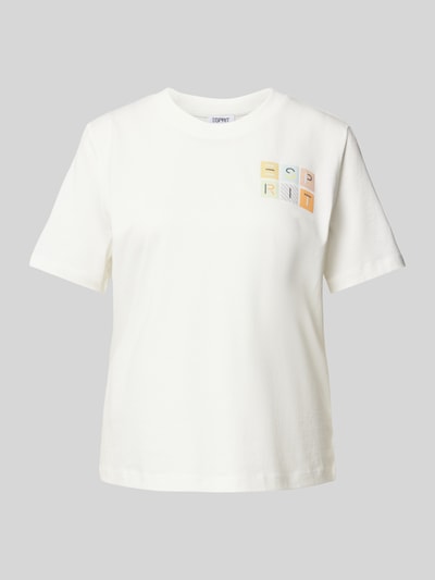 Esprit T-Shirt mit Rundhalsausschnitt Offwhite 2