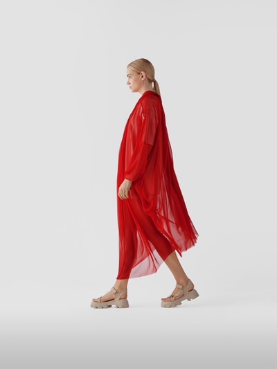 Rick Owens Seidenkleid in Maxilänge Orange 4