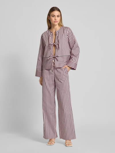 Jake*s Casual Wide Leg Stoffhose mit Eingrifftaschen Fuchsia 1