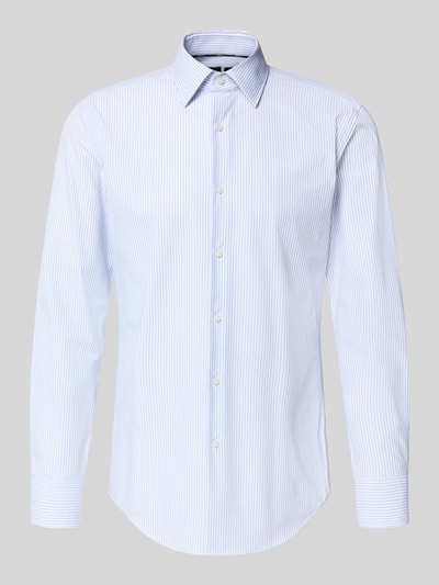 BOSS Slim Fit Businesshemd mit Kentkragen Modell 'HANK' Bleu 2
