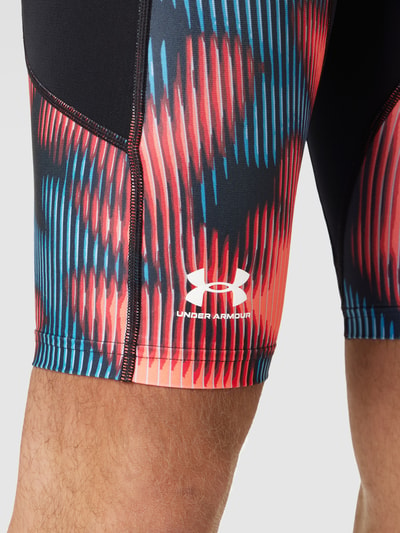 Under Armour Shorts mit Allover-Muster Dunkelrot 3