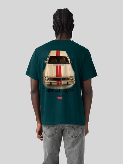 Levi's® Relaxed Fit T-Shirt aus reiner Baumwolle Dunkelgruen 5