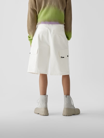 MSGM Bermudas mit Cargotaschen Offwhite 5