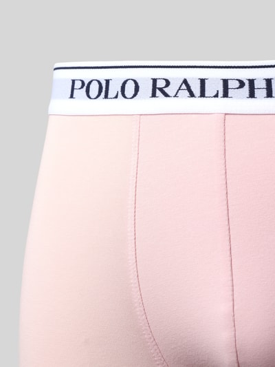 Polo Ralph Lauren Underwear Boxershort met band met label in een set van 3 stuks Lichtroze - 2