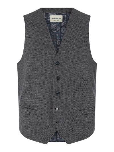 Montego Gilet met viscose Donkergrijs - 2