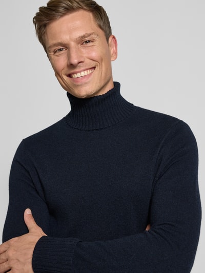 FTC-Cashmere Kaschmirpullover mit Rollkragen Marine 3