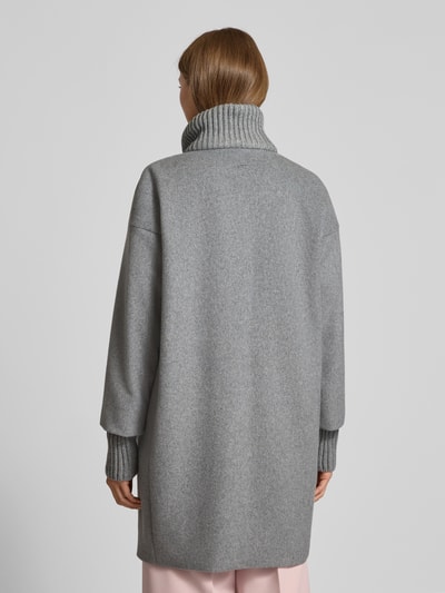 WHITE LABEL Mantel mit Zweiwege-Reißverschluss Anthrazit 5