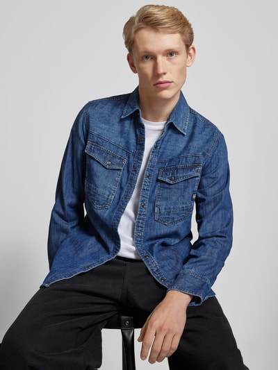 G-Star Raw Jeansjacke mit Kentkragen Blau 3