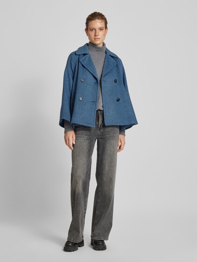 Marc O'Polo Jacke mit Leistentaschen Bleu Melange 1