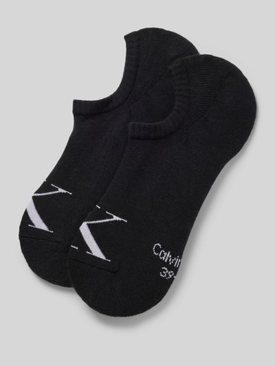 Calvin Klein Jeans Sneakersocken mit Logo-Stitching im 2er-Pack Black 1