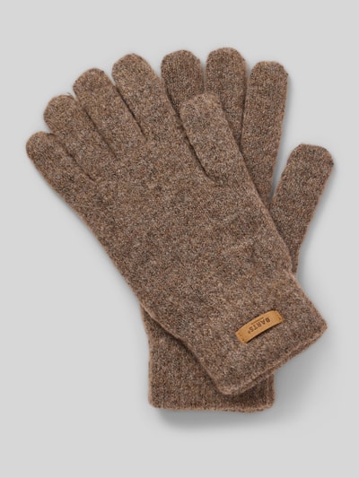 Barts Handschoenen met labelpatch, model 'Witzia' Middenbruin - 1