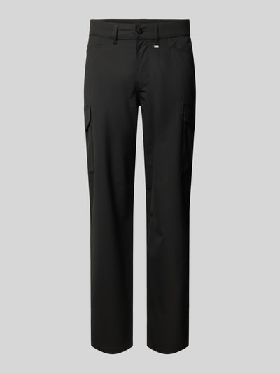 Karl Lagerfeld Regular Fit Cargohose mit Label-Applikation Black 2