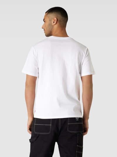 Levi's® Relaxed Fit T-Shirt mit Label-Print Weiss 5