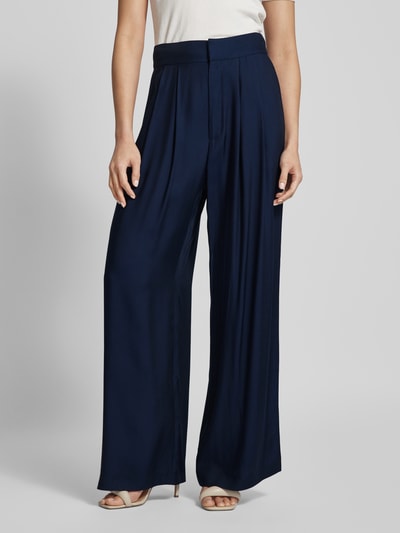 Ted Baker Wide Leg Stoffhose mit Bundfalten Modell 'KRISSI' Marine 4