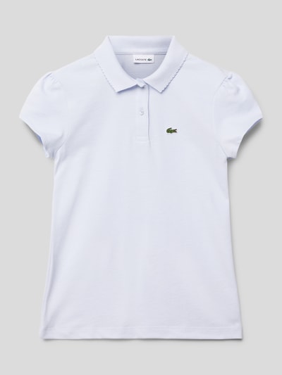 Lacoste Poloshirt mit Logo-Stitching Bleu 1