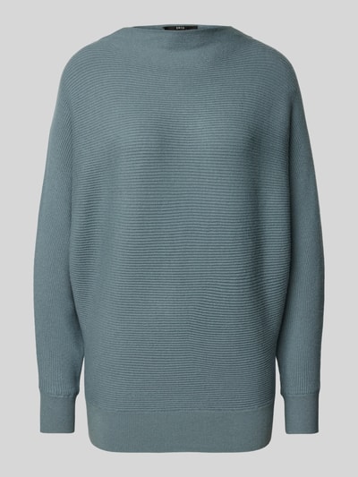 Zero Strickpullover mit Turtleneck Rauchblau 2