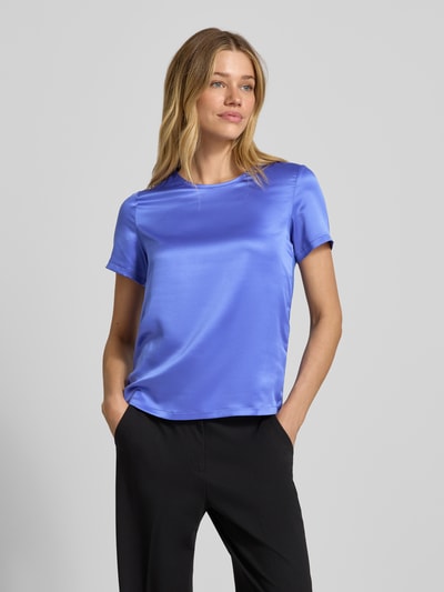 Christian Berg Woman Selection Regular Fit Bluse aus Satin Blau 4