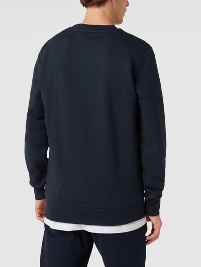 BOSS Sweatshirt mit Logo-Applikation Modell 'Stadler' Dunkelblau 5