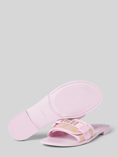 Guess Slides mit Klettverschluss Modell 'ELYZE' Rosa 4