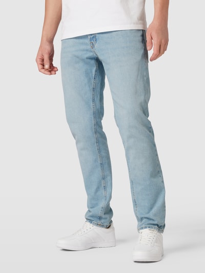 Jack & Jones Jeansy o kroju tapered fit z 5 kieszeniami model ‘MIKE’ Jeansowy niebieski 4