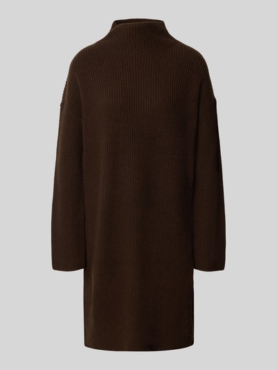 Marc O'Polo Loose fit tricotjurk van wolmix Donkerbruin - 1