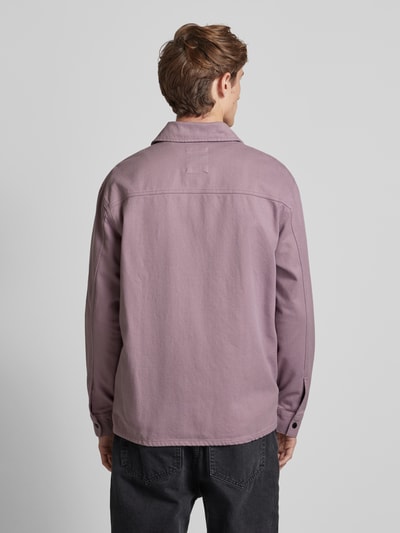 Only & Sons Relaxed fit overhemdjack met kentkraag, model 'STEAM' Rosé - 5