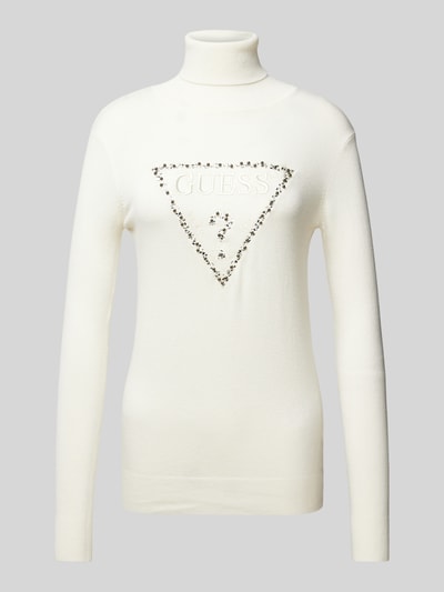 Guess Pullover met col, model 'PIPER' Ecru - 2