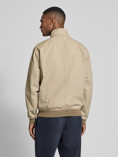 Christian Berg Men Jack met opstaande kraag en steekzakken Beige - 5