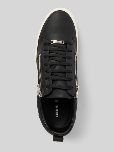 Antony Morato Leren sneakers met ritssluiting Zwart - 3