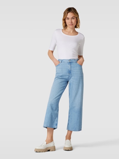 JAKE*S STUDIO WOMAN Straight fit jeans in 5-pocketmodel Lichtblauw gemêleerd - 1